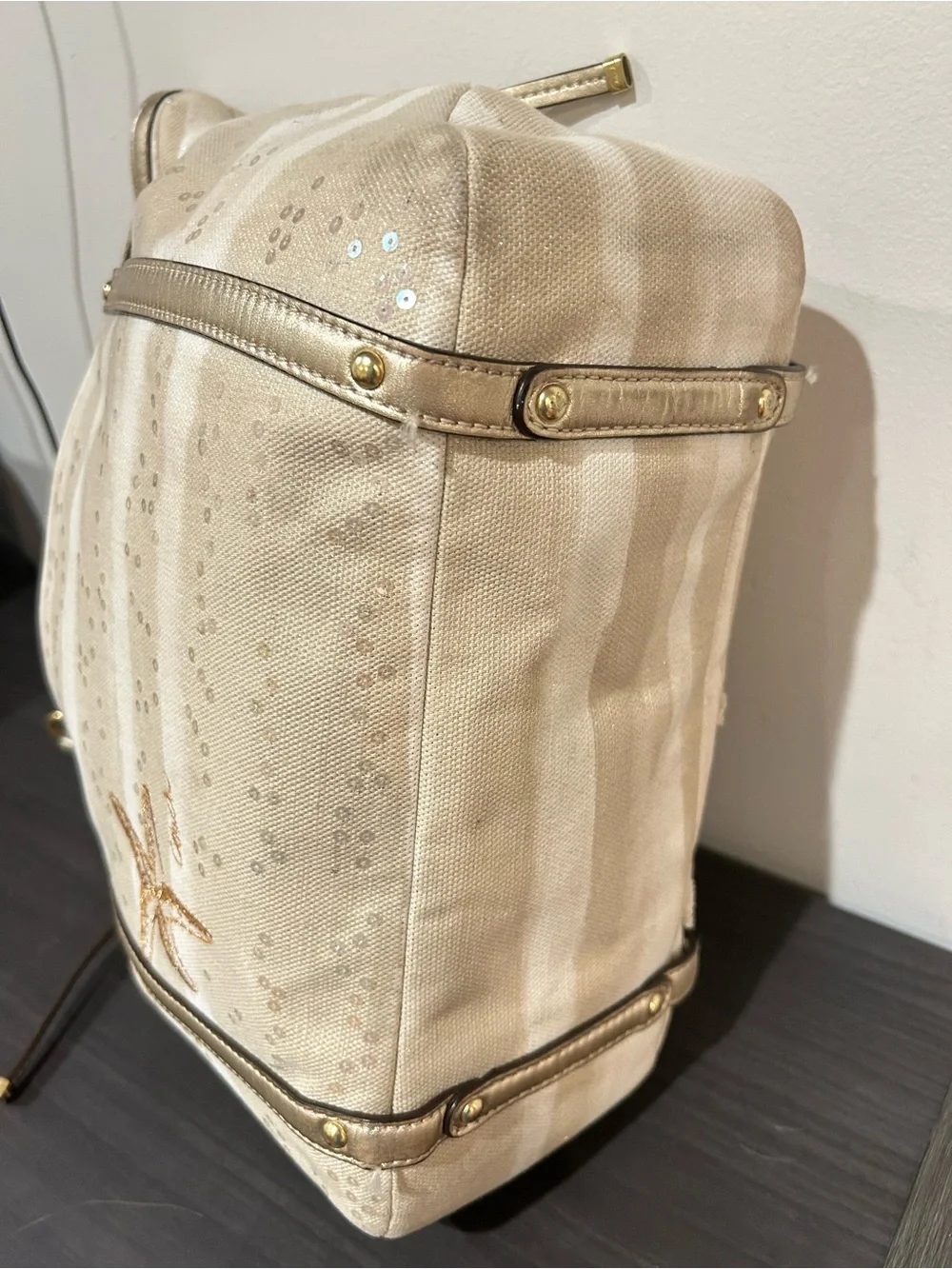 Coach Audrey Sun Starfish Sequin Limited Edition Tote Bag (Style Number 19577)